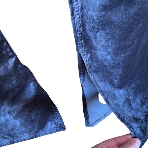 Citizens Of Humanity Charcoal Velvet Georgia Bootcut Flare Pants - Picture 7 of 16